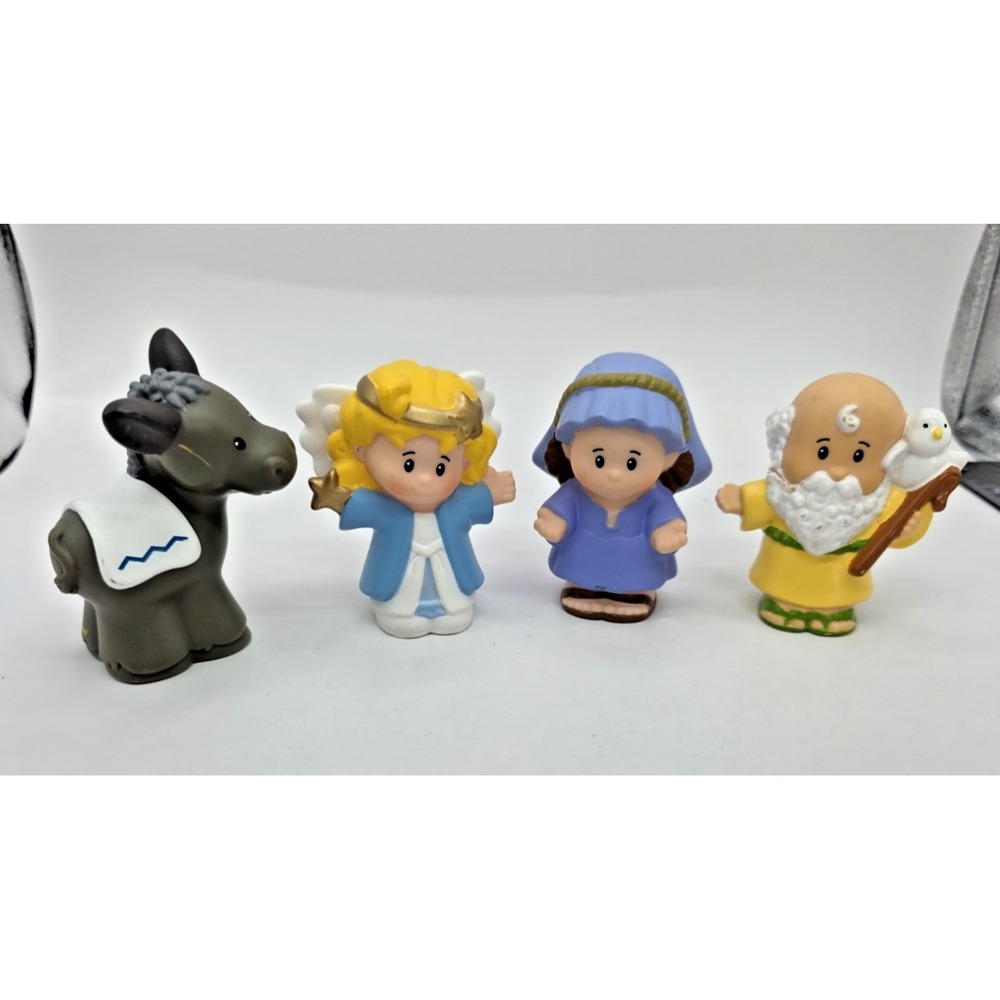 Fisher‎ Price Little People Nativity Figures Lot of 4 Mary Noah Replacements